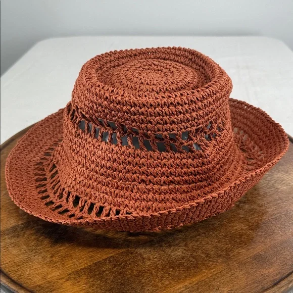 Madewell Hat Wm Small/Medium Paper Woven Sun Hat - Picture 5 of 9